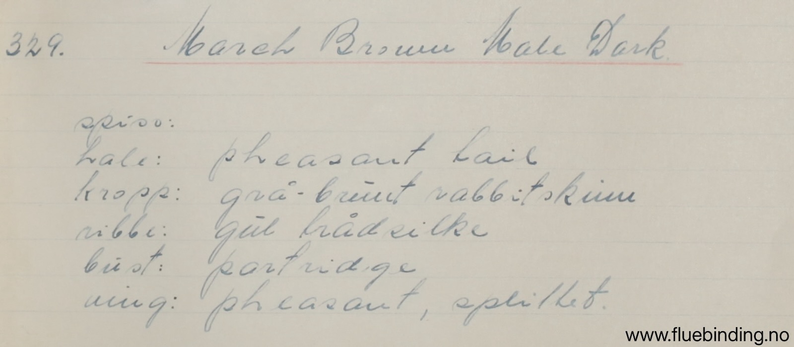 March Brown Male Dark