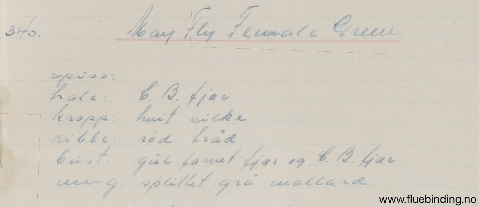 May Fly Female Green