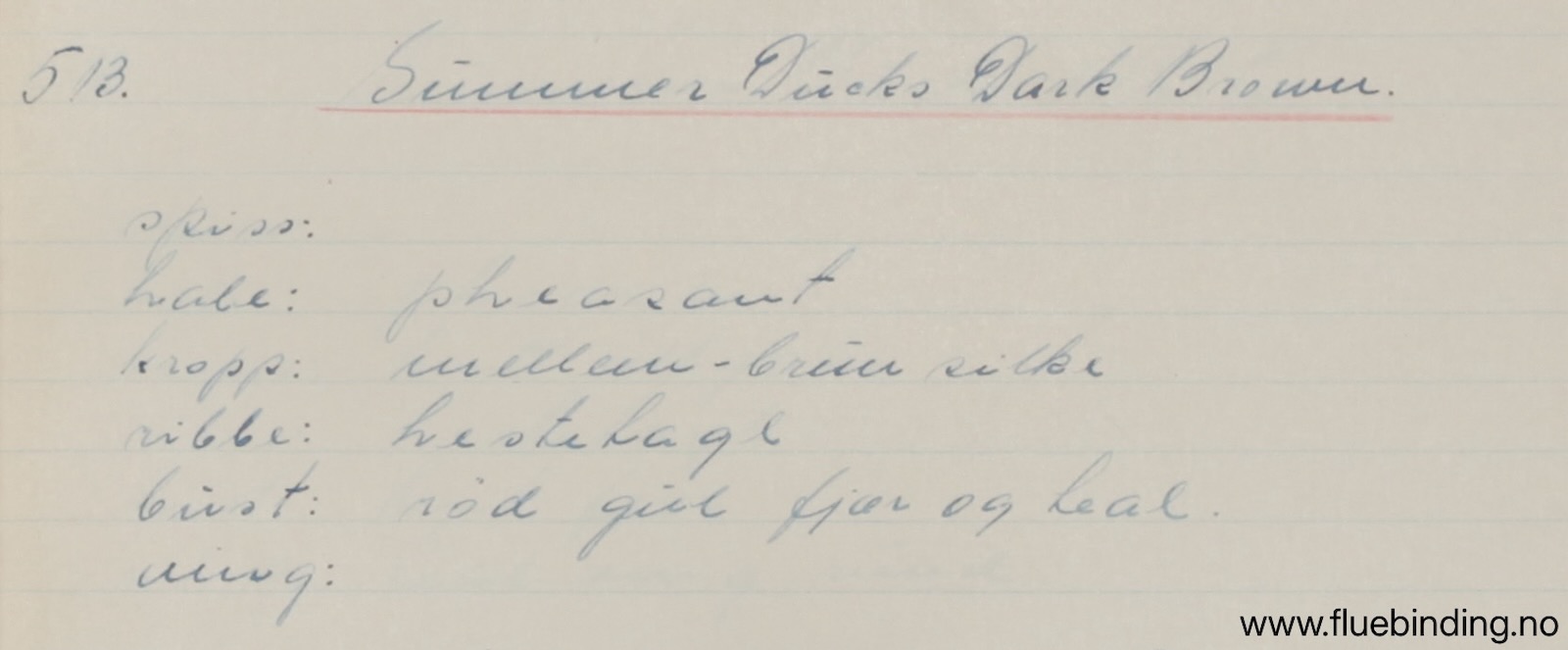 Summer Ducks Dark Brown