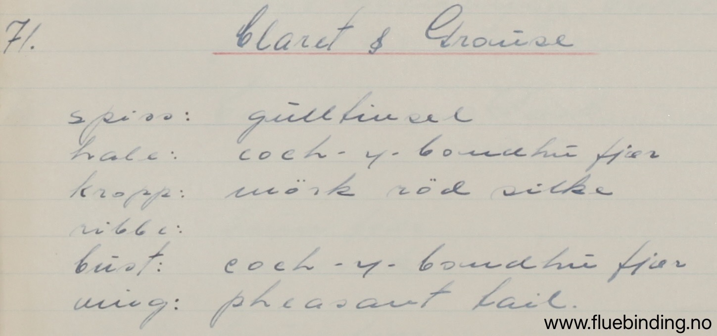 Claret And Grouse