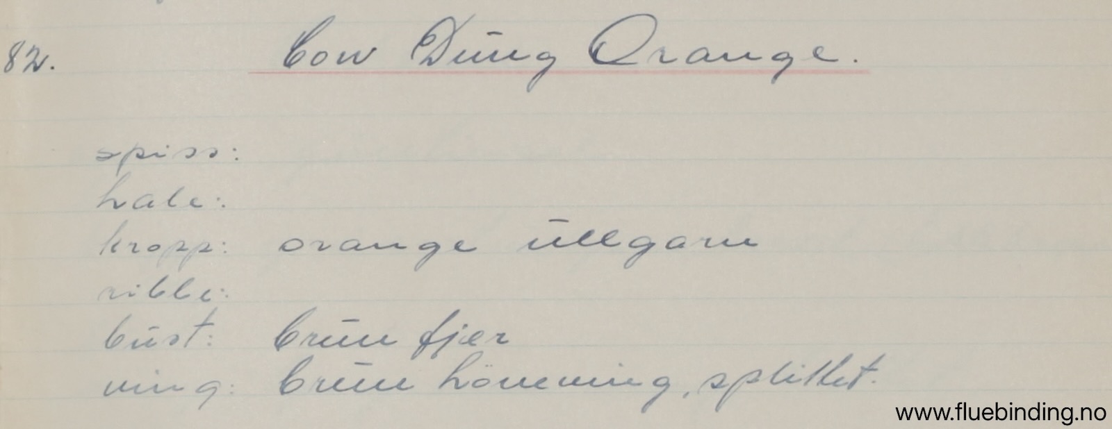 Cow Dung Orange
