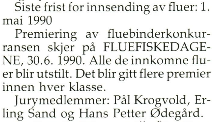 Hans Petter Ødegård: Ødegårds Fiskefluer